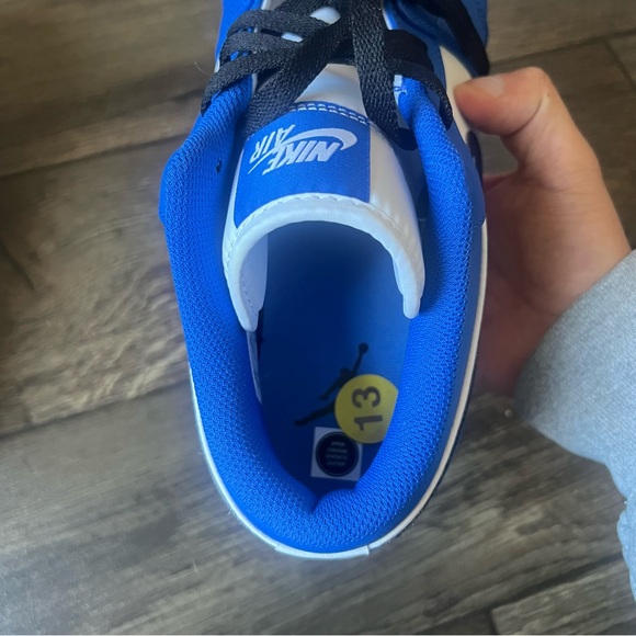 Nike Men's Jordan 1 Retro MCS Low Baseball Cleats Blue Size 13 NEW CJ8524-411 - Picture 9 of 10